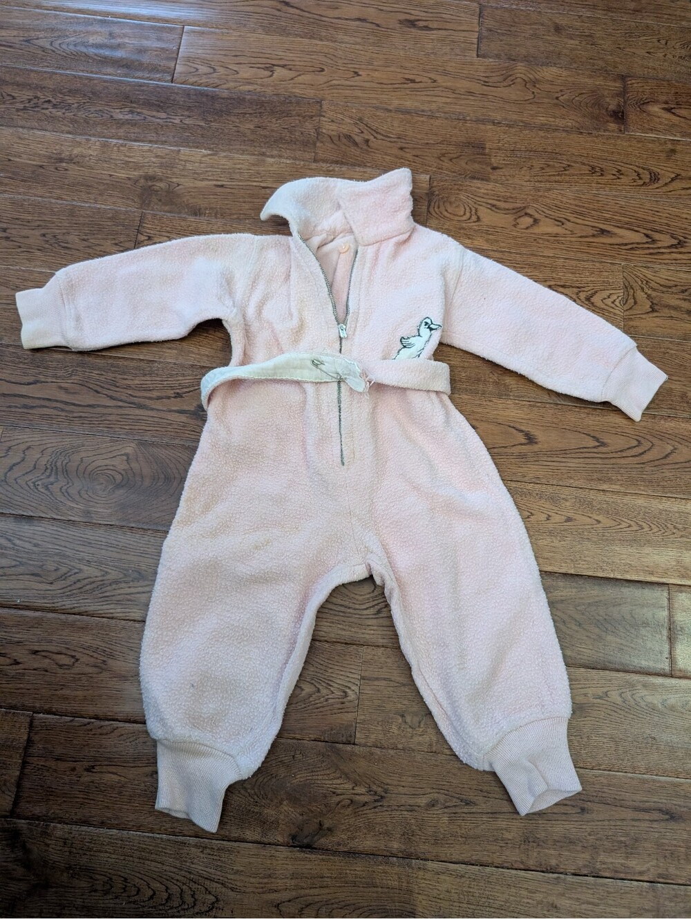 Vintage Beacon Chinchilla Toddler Baby Snowsuit from 1930s/40s